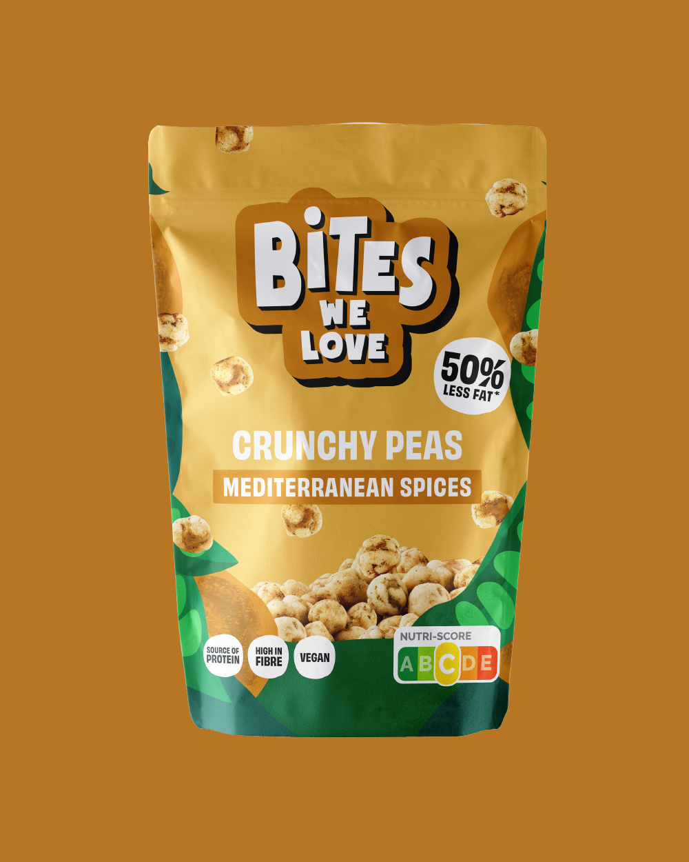 Crunchy peas mediterrane spices