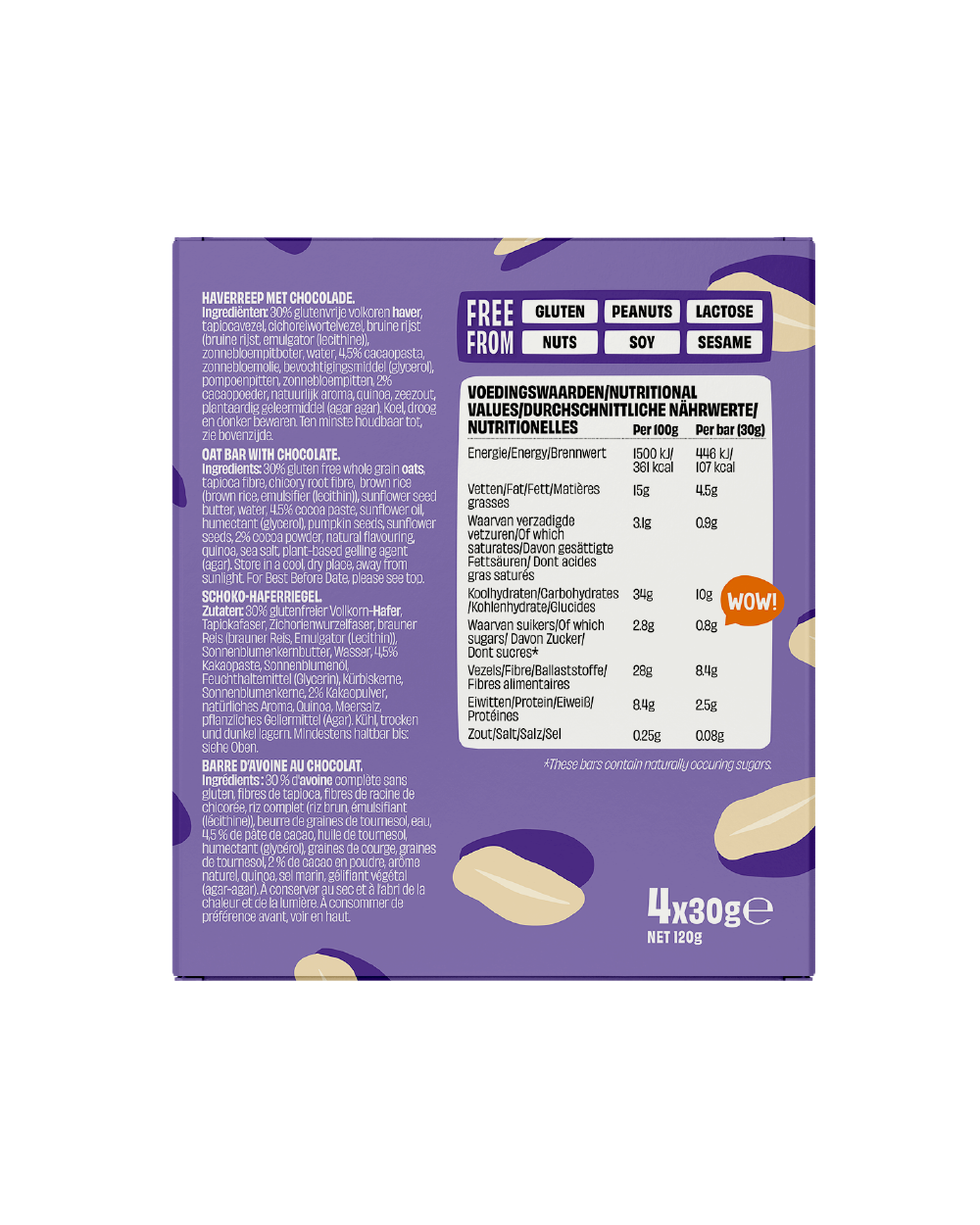 Chewy Oat Bar Chocolate 30g