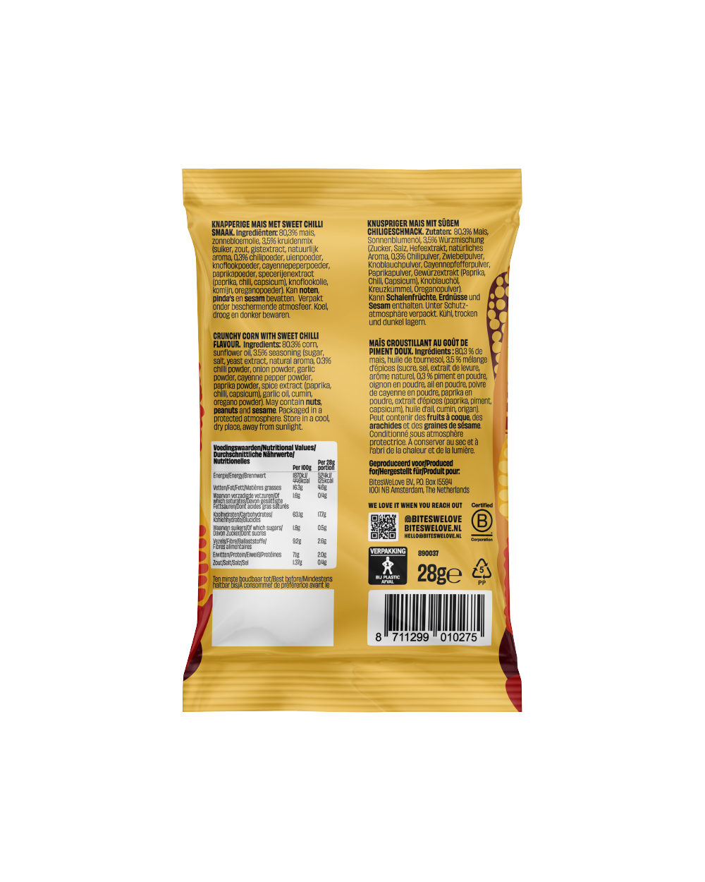 Crunchy Corn Sweet Chili 28g