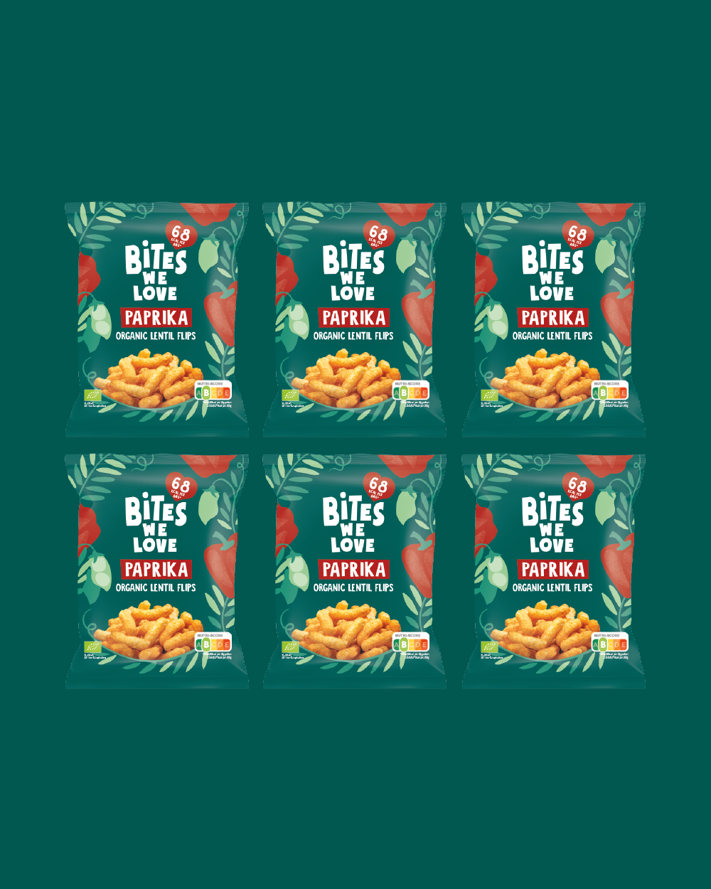 Lentil Puffs Paprika 18g