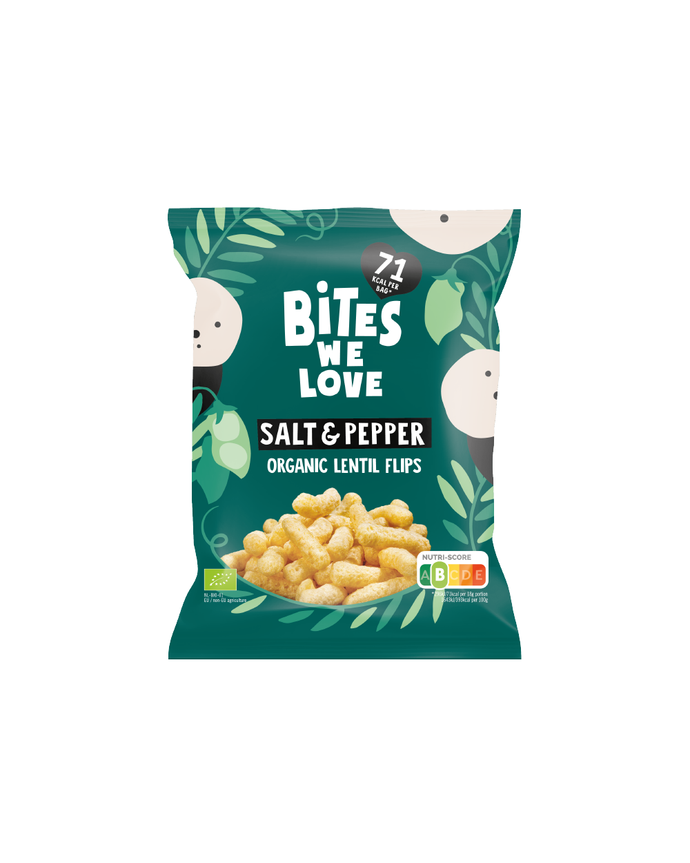 Lentil Puffs Salt & Pepper 18g