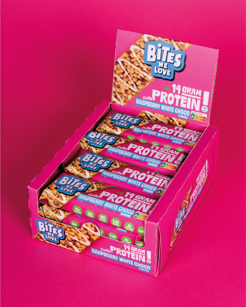 Protein Bar Duo Bundle: Raspberry White Choco + Cinnamon Roll