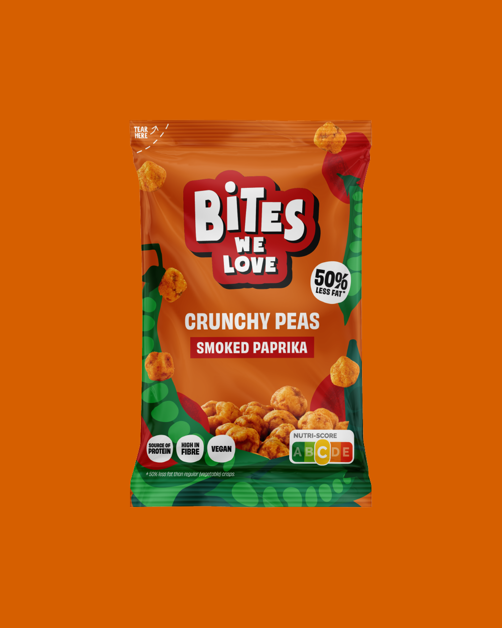 Crunchy Peas Smoked Paprika 30g 