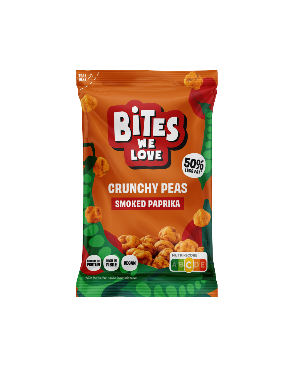 Crunchy Peas Smoked Paprika 30g 