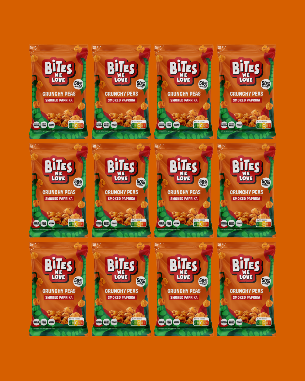 Crunchy Peas Smoked Paprika 30g 