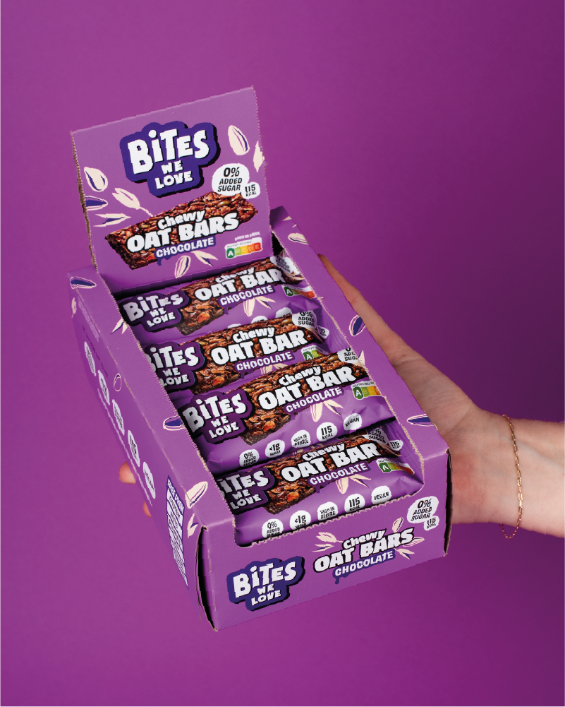 Chewy Oat Bar Chocolate Display Box 16*30g