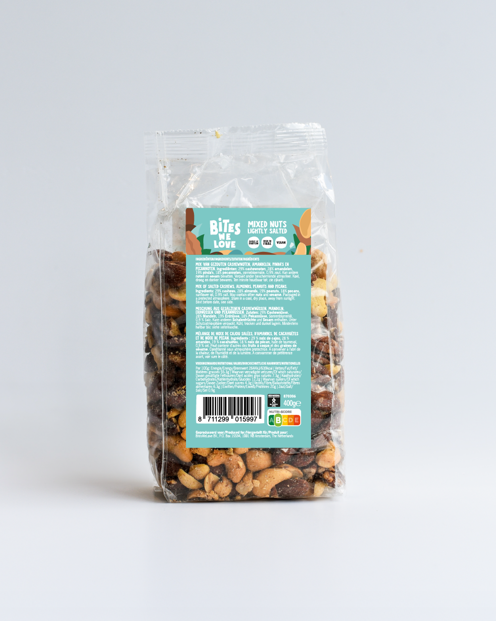 Mixed Nuts Lightly Salted 900g 