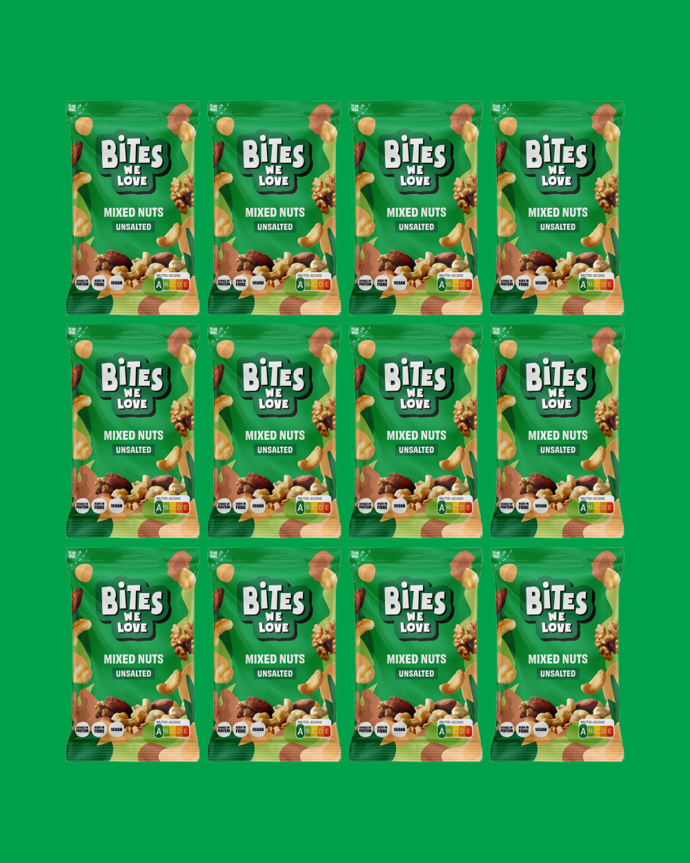 Mixed Nuts Unsalted 30g 
