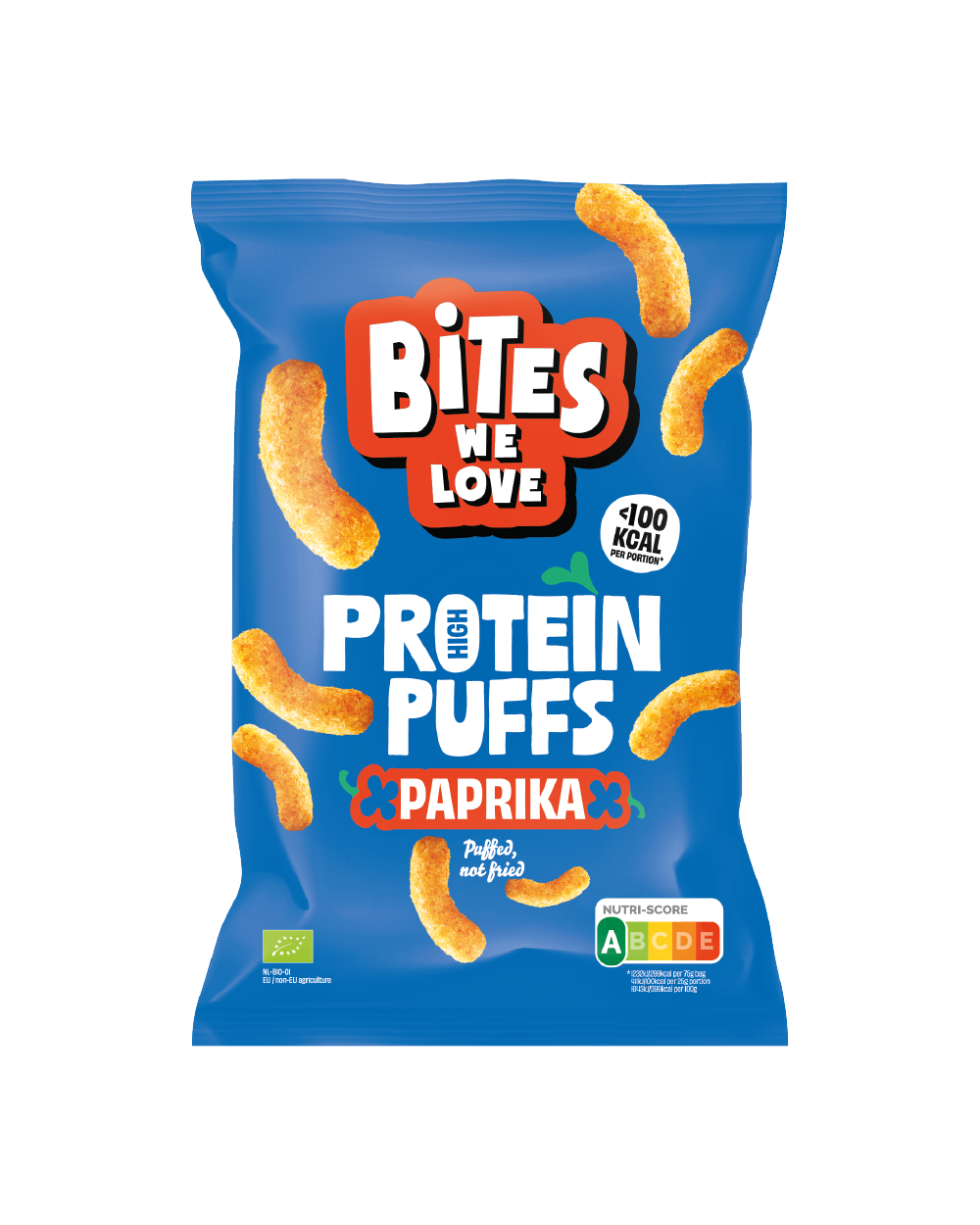 Protein Puffs Paprika 6*75g