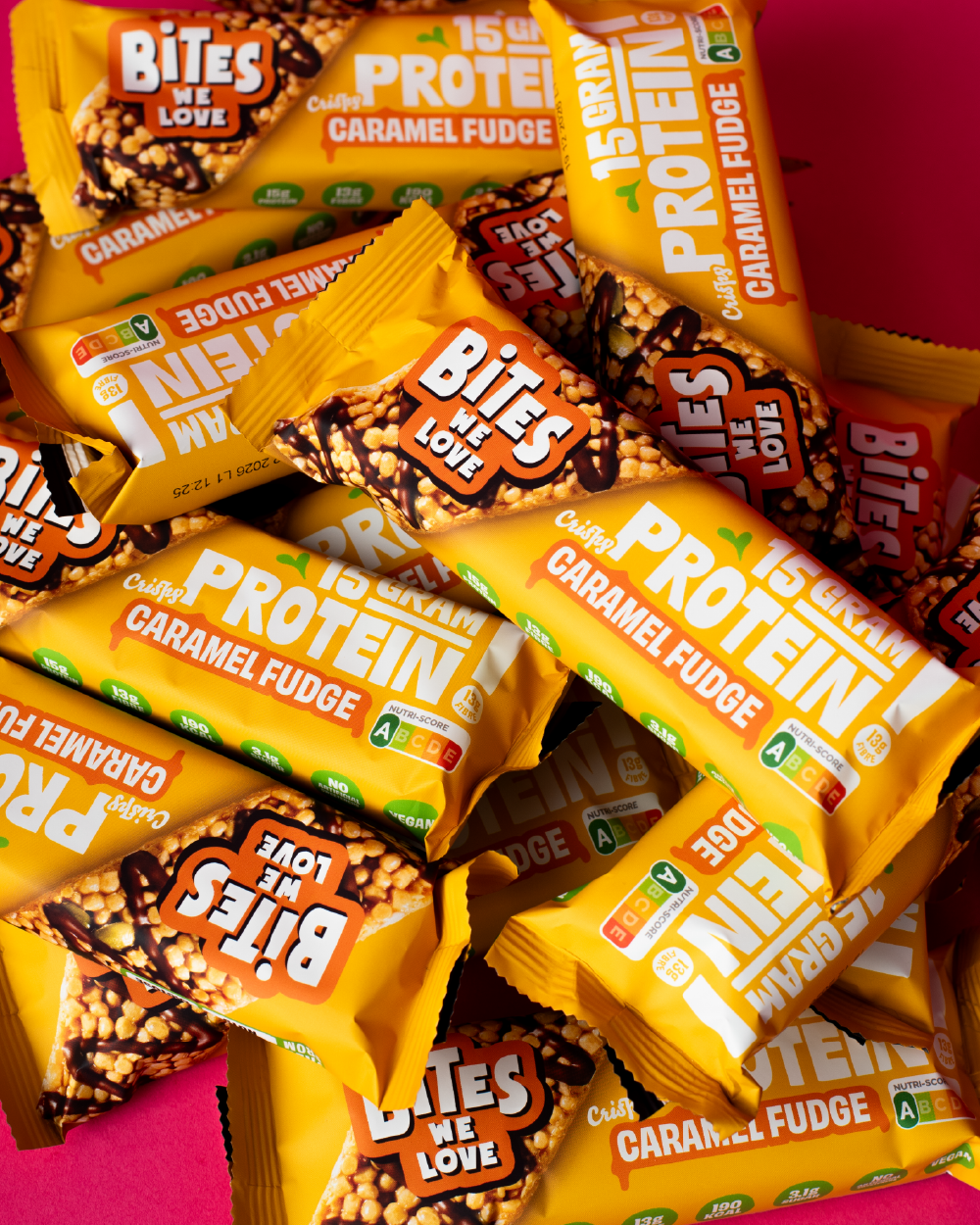 Protein Bar Caramel Fudge Display Box 12*50g