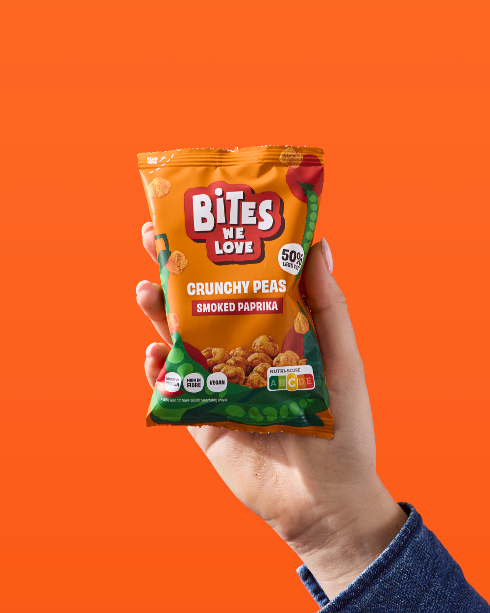 Crunchy Peas Smoked Paprika 30g 