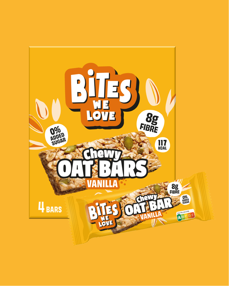 Chewy Oat Bar Vanilla 4*30g