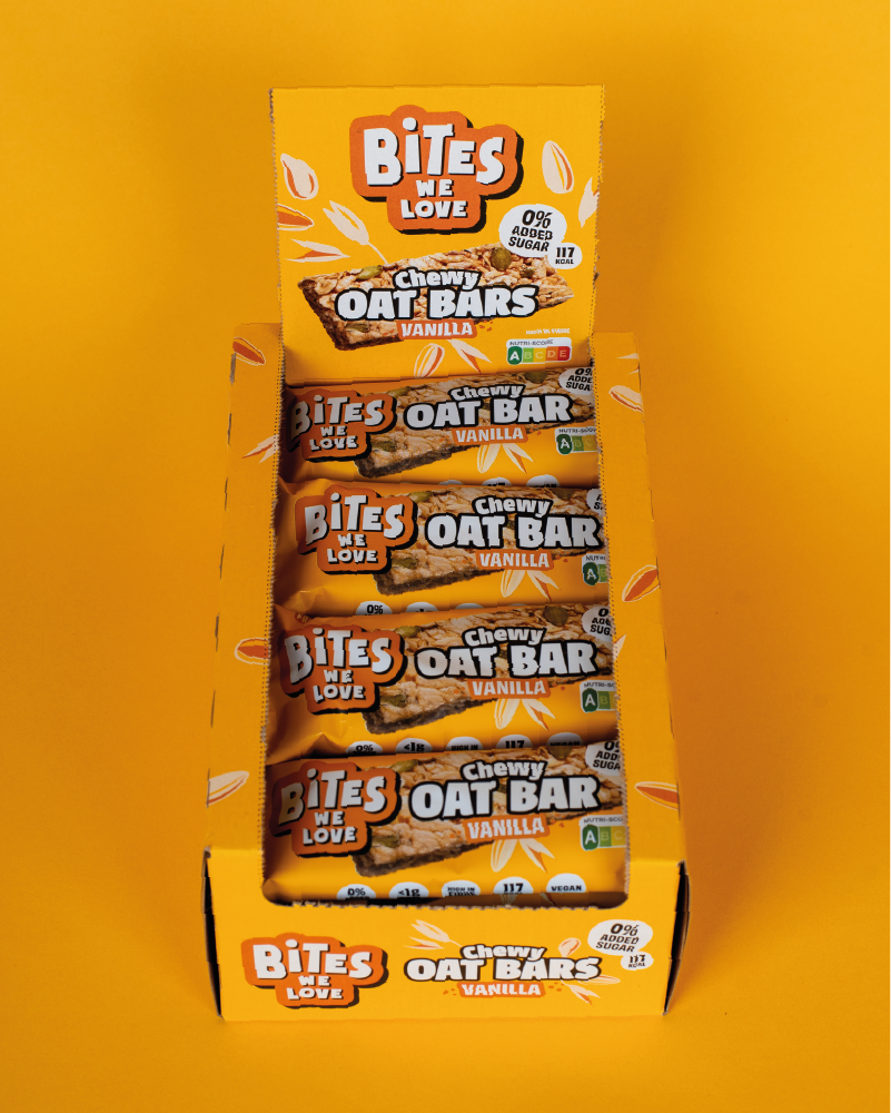 Chewy Oat Bar Vanilla Display Box 16*30g