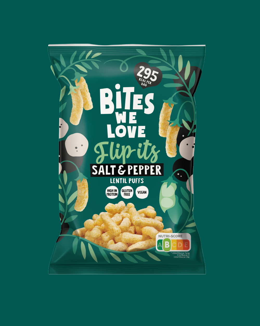Lentil Puffs Salt &amp; Pepper 75g 