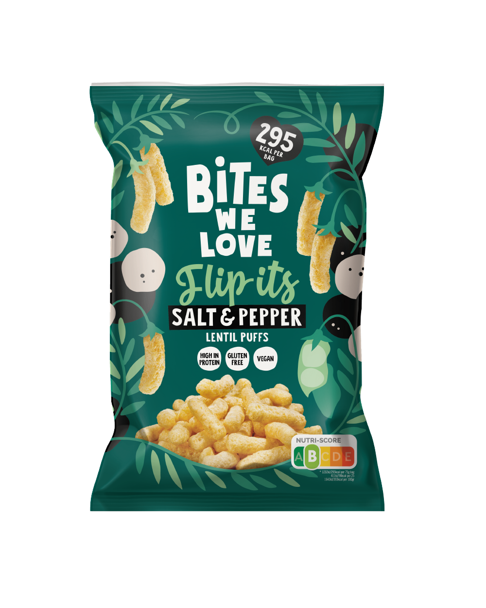 Lentil Puffs Salt &amp; Pepper 75g 