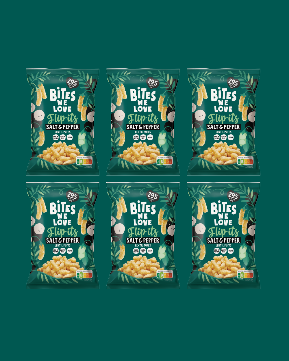 Lentil Puffs Salt &amp; Pepper 75g 