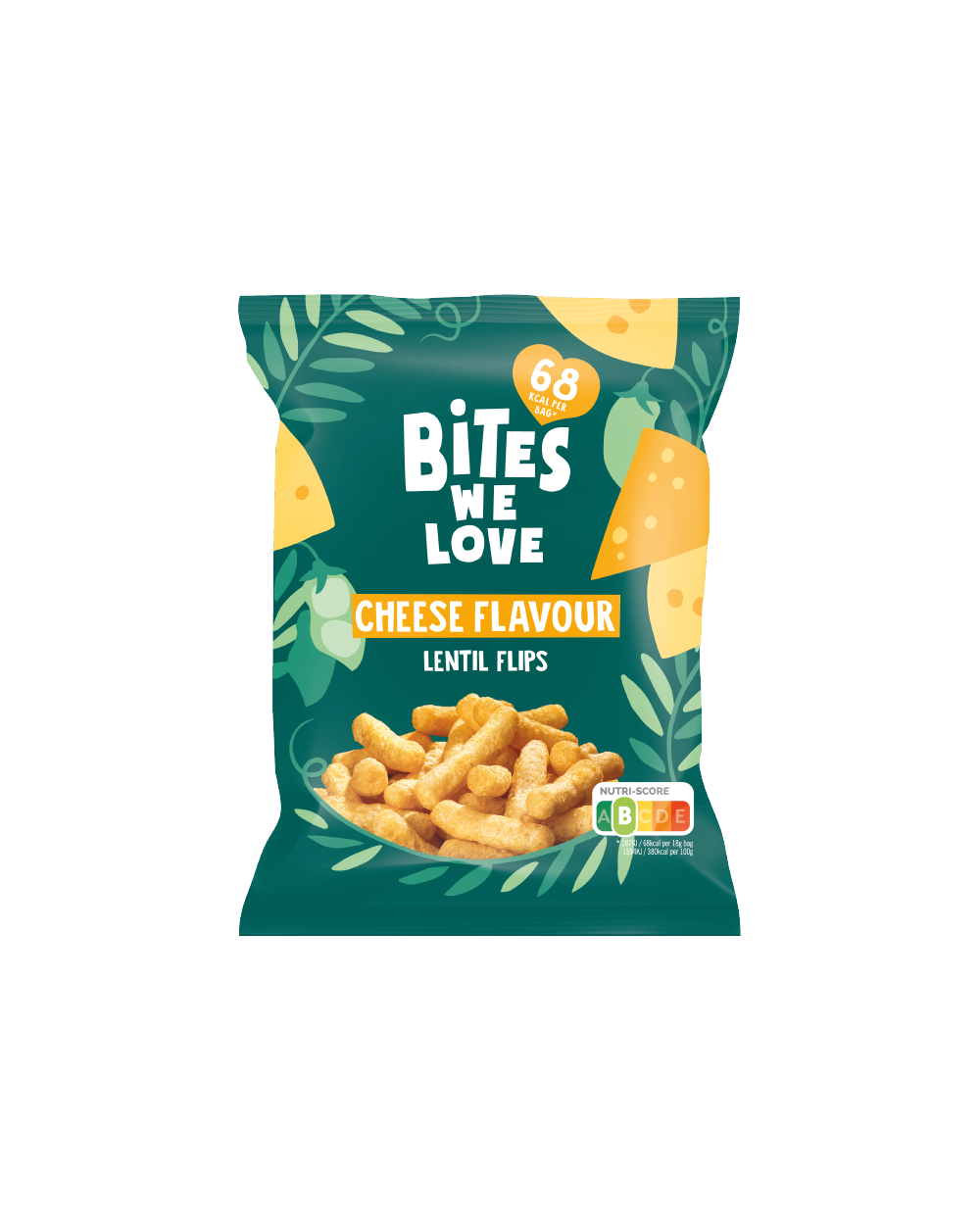 Lentil Puffs Vegan Cheese 18g 