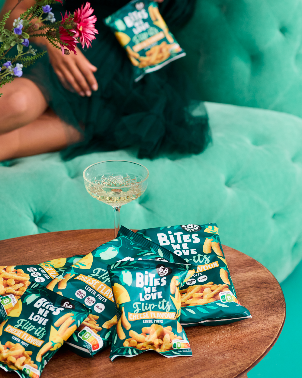 Lentil Puffs Vegan Cheese 18g 