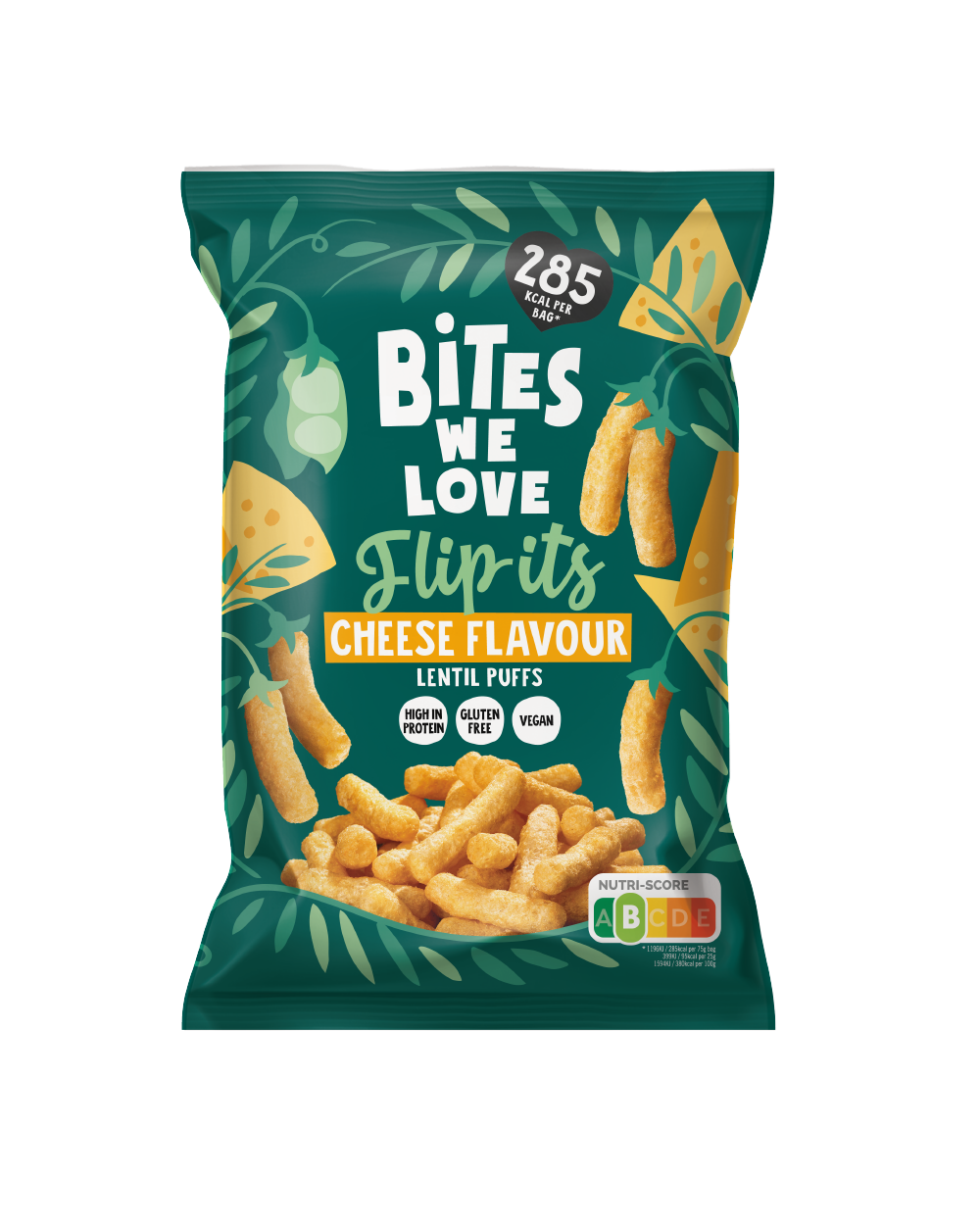 Lentil Puffs Vegan Cheese 75g 