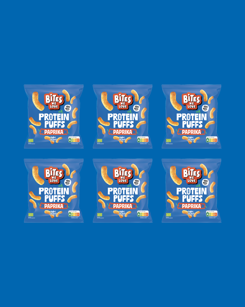 Protein Puffs Paprika 8*25g
