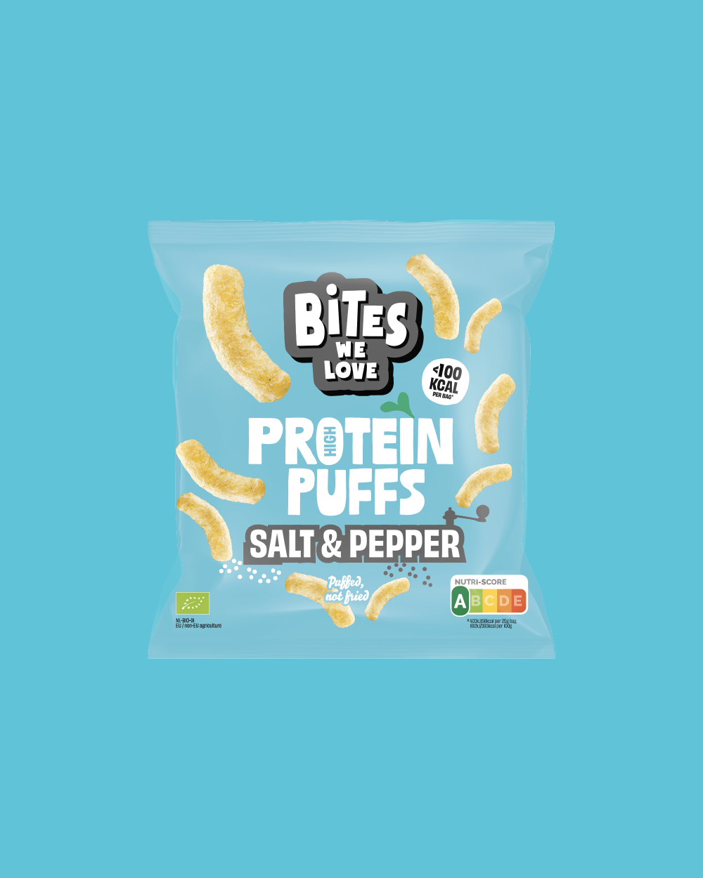 Protein Puffs Salt & Pepper 8*25g