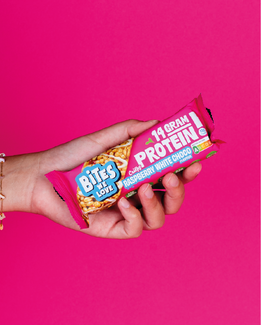 Protein Bar Raspberry White Chocolate 50g