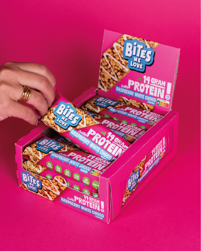 Protein Bar Raspberry White Chocolate 50g