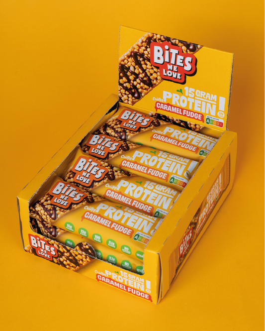 Protein Bar Caramel Fudge Display Box 12*50g