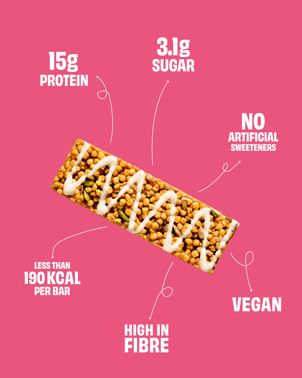 Protein Bar Cinnamon Roll Display Box 12*50g